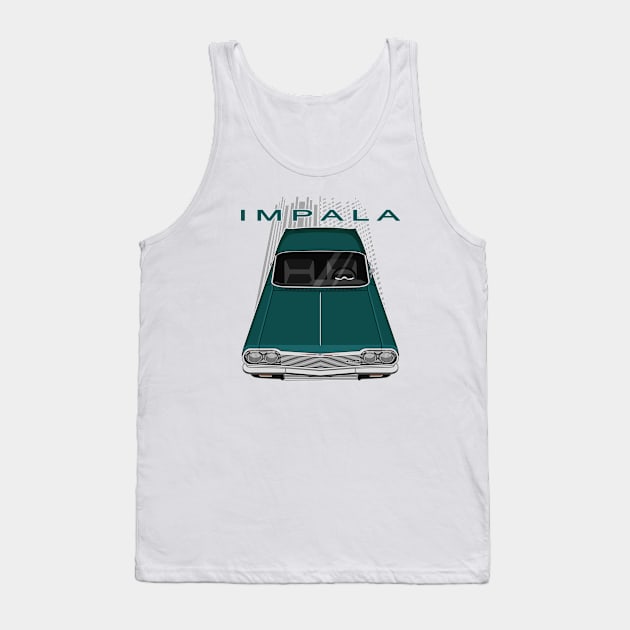 Chevrolet Impala SS 1964 - lagoon aqua Tank Top by V8social